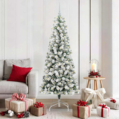 Artificial Hinged Christmas Tree 180 cm PVC