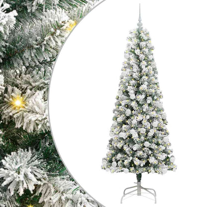 Artificial Hinged Christmas Tree 180 cm PVC