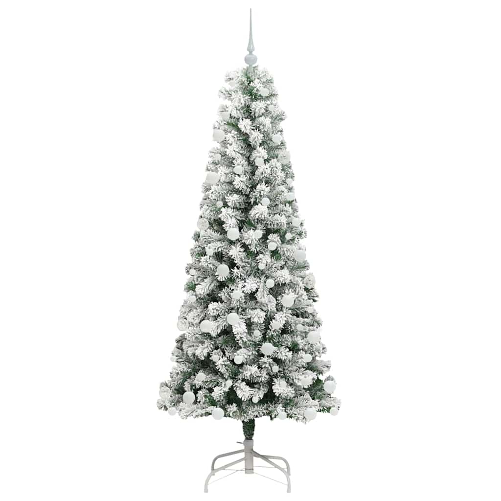 Artificial Hinged Christmas Tree 180 cm PVC