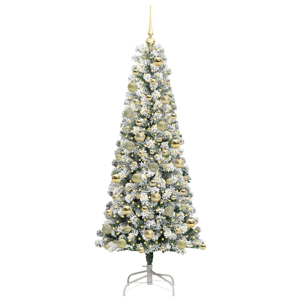 Artificial Hinged Christmas Tree 180 cm PVC