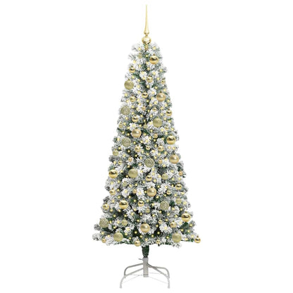 Artificial Hinged Christmas Tree 180 cm PVC