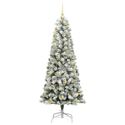 Artificial Hinged Christmas Tree 180 cm PVC