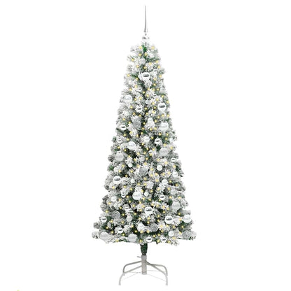 Artificial Hinged Christmas Tree 180 cm PVC