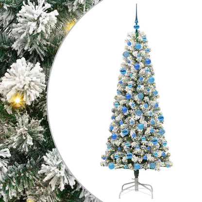 Artificial Hinged Christmas Tree 180 cm PVC