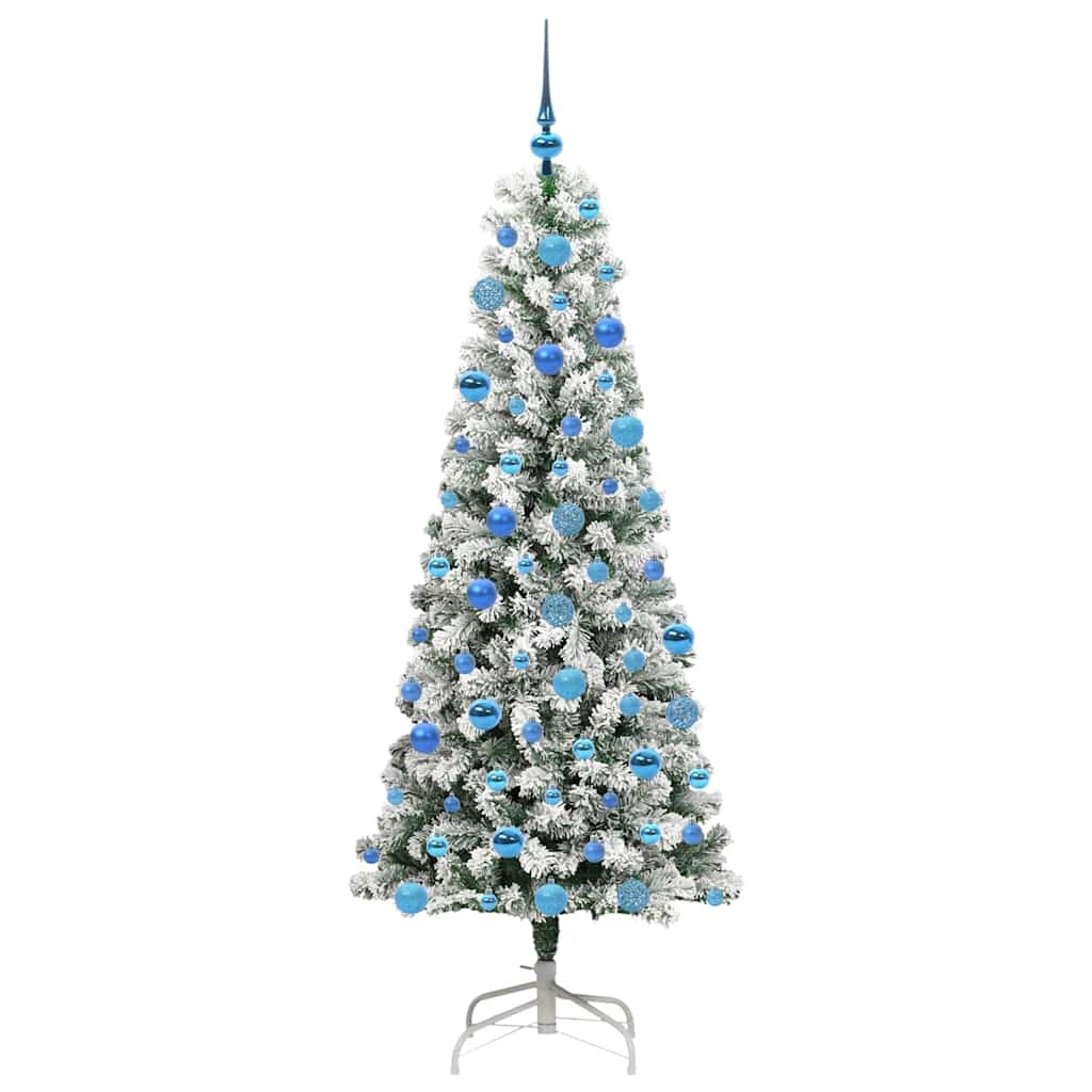 Artificial Hinged Christmas Tree 180 cm PVC