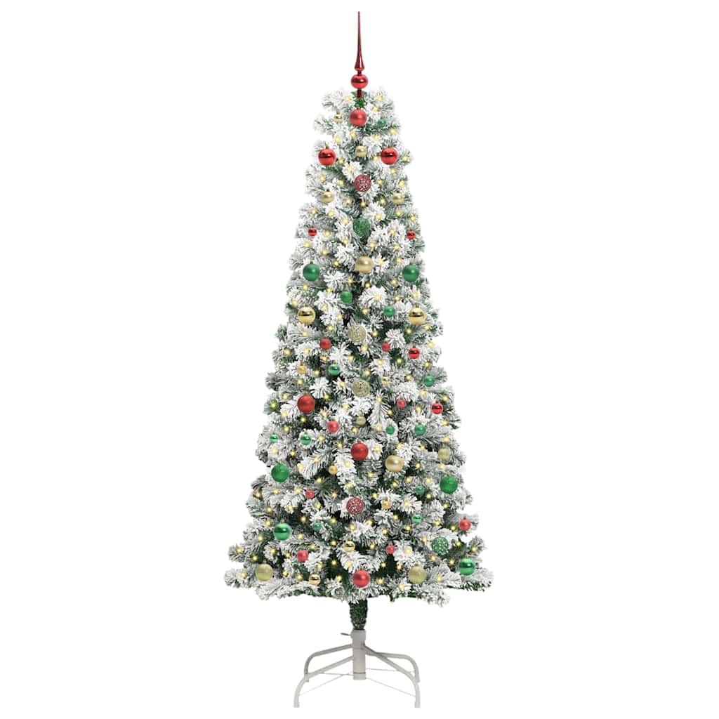Artificial Hinged Christmas Tree 180 cm PVC