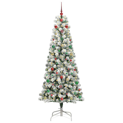 Artificial Hinged Christmas Tree 180 cm PVC