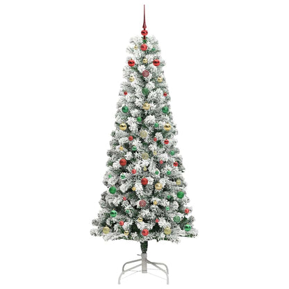 Artificial Hinged Christmas Tree 180 cm PVC
