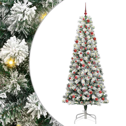 Artificial Hinged Christmas Tree 210 cm PVC