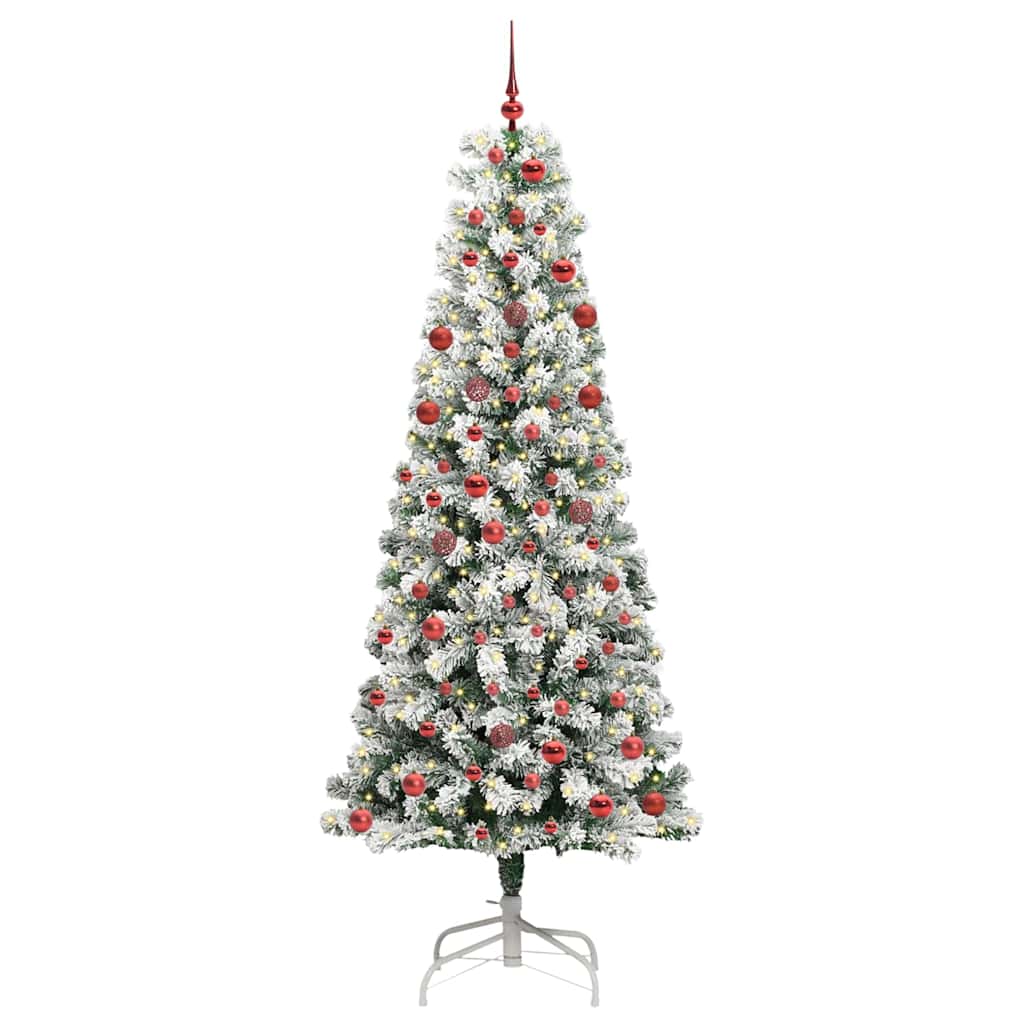 Artificial Hinged Christmas Tree 210 cm PVC