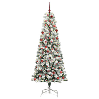 Artificial Hinged Christmas Tree 210 cm PVC