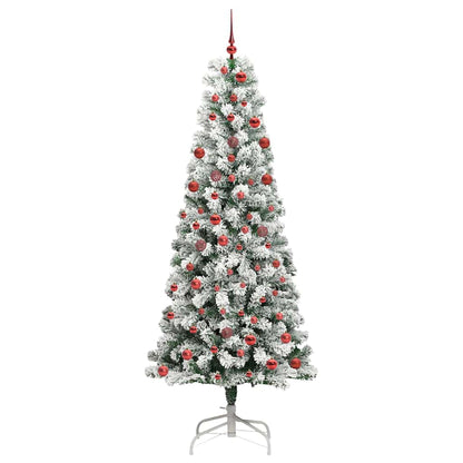 Artificial Hinged Christmas Tree 210 cm PVC