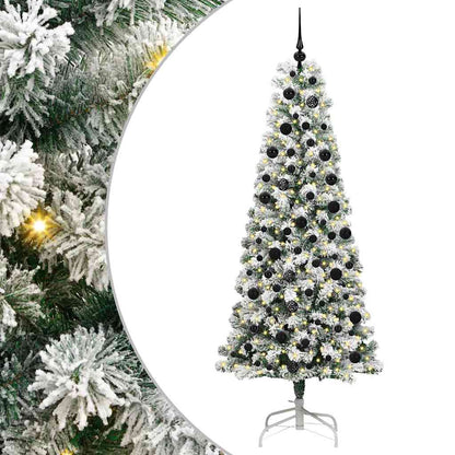 Artificial Hinged Christmas Tree 210 cm PVC