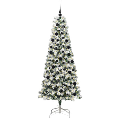 Artificial Hinged Christmas Tree 210 cm PVC