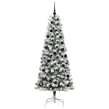 Artificial Hinged Christmas Tree 210 cm PVC