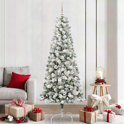 Artificial Hinged Christmas Tree 210 cm PVC