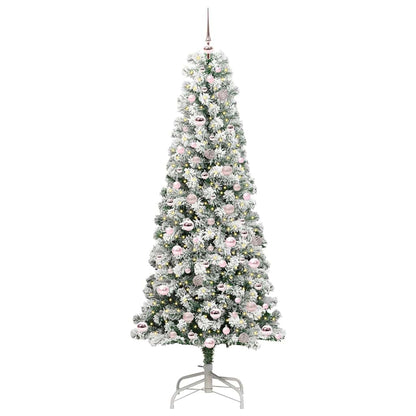 Artificial Hinged Christmas Tree 210 cm PVC