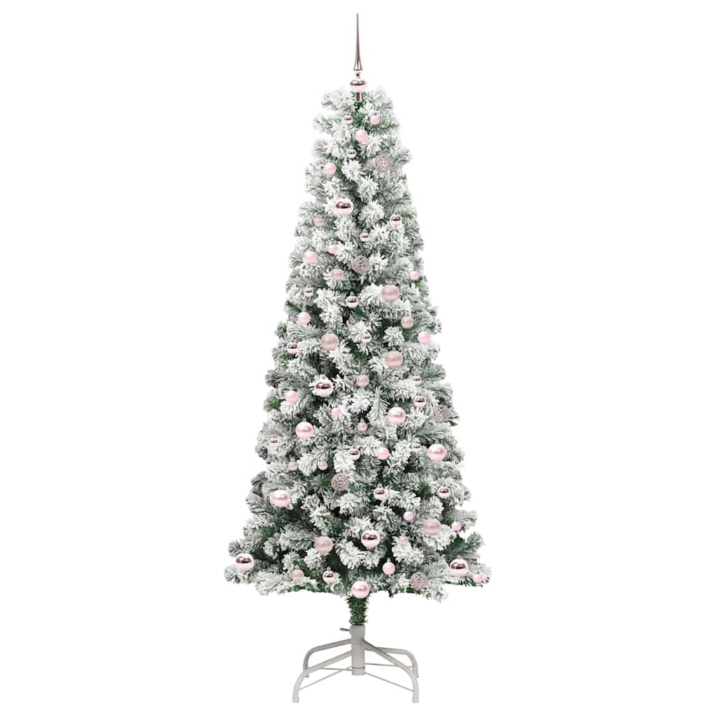 Artificial Hinged Christmas Tree 210 cm PVC