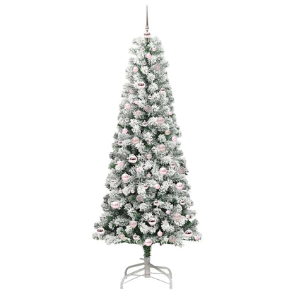Artificial Hinged Christmas Tree 210 cm PVC