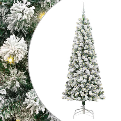 Artificial Hinged Christmas Tree 210 cm PVC
