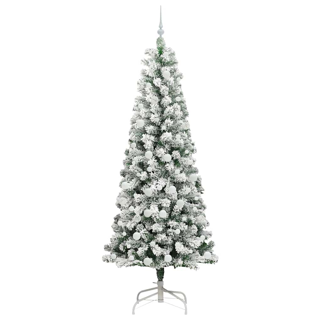 Artificial Hinged Christmas Tree 210 cm PVC