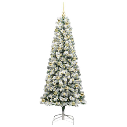 Artificial Hinged Christmas Tree 210 cm PVC