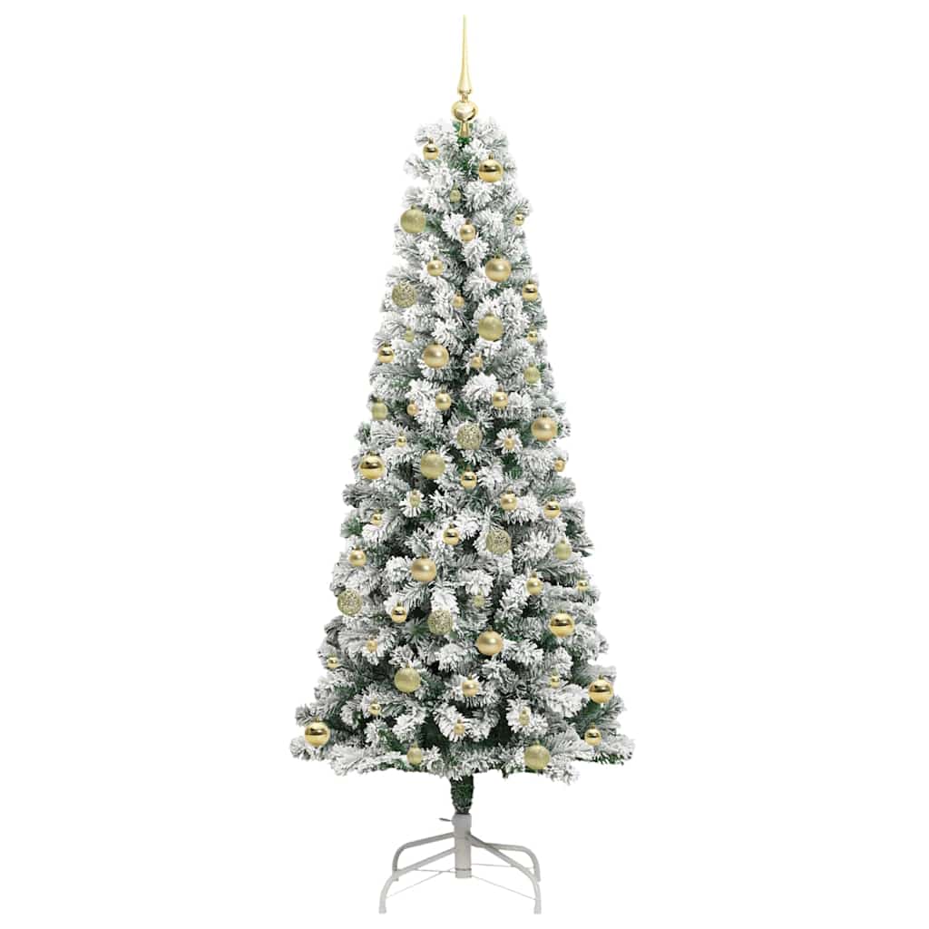 Artificial Hinged Christmas Tree 210 cm PVC
