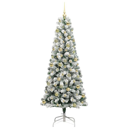 Artificial Hinged Christmas Tree 210 cm PVC