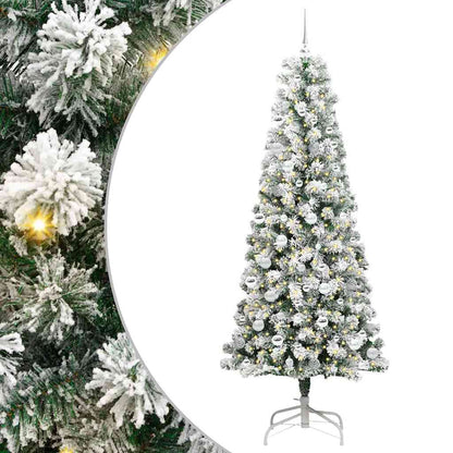 Artificial Hinged Christmas Tree 210 cm PVC