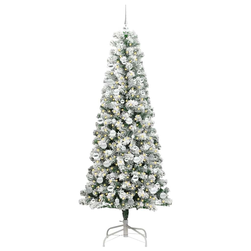 Artificial Hinged Christmas Tree 210 cm PVC
