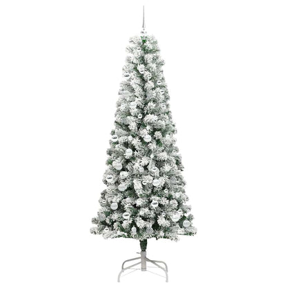Artificial Hinged Christmas Tree 210 cm PVC