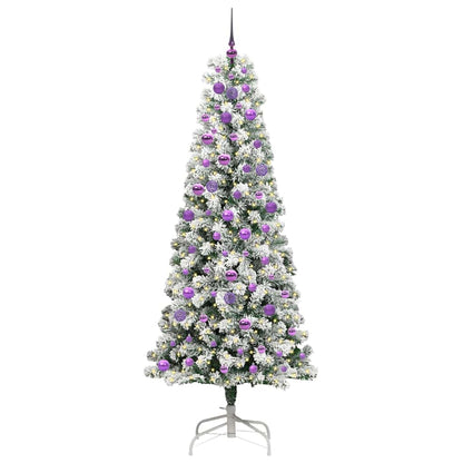 Artificial Hinged Christmas Tree 210 cm PVC