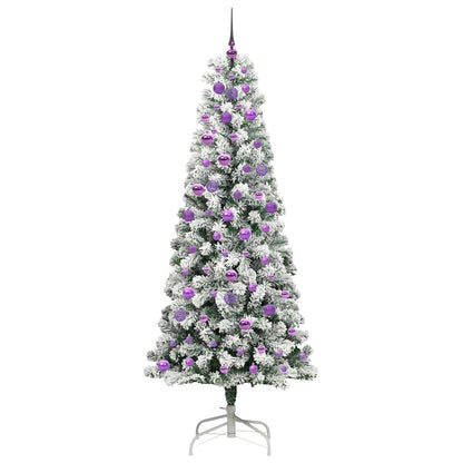 Artificial Hinged Christmas Tree 210 cm PVC