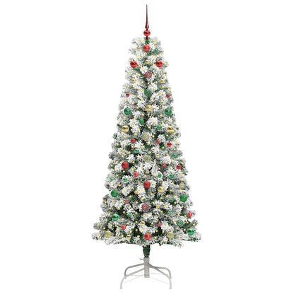 Artificial Hinged Christmas Tree 210 cm PVC