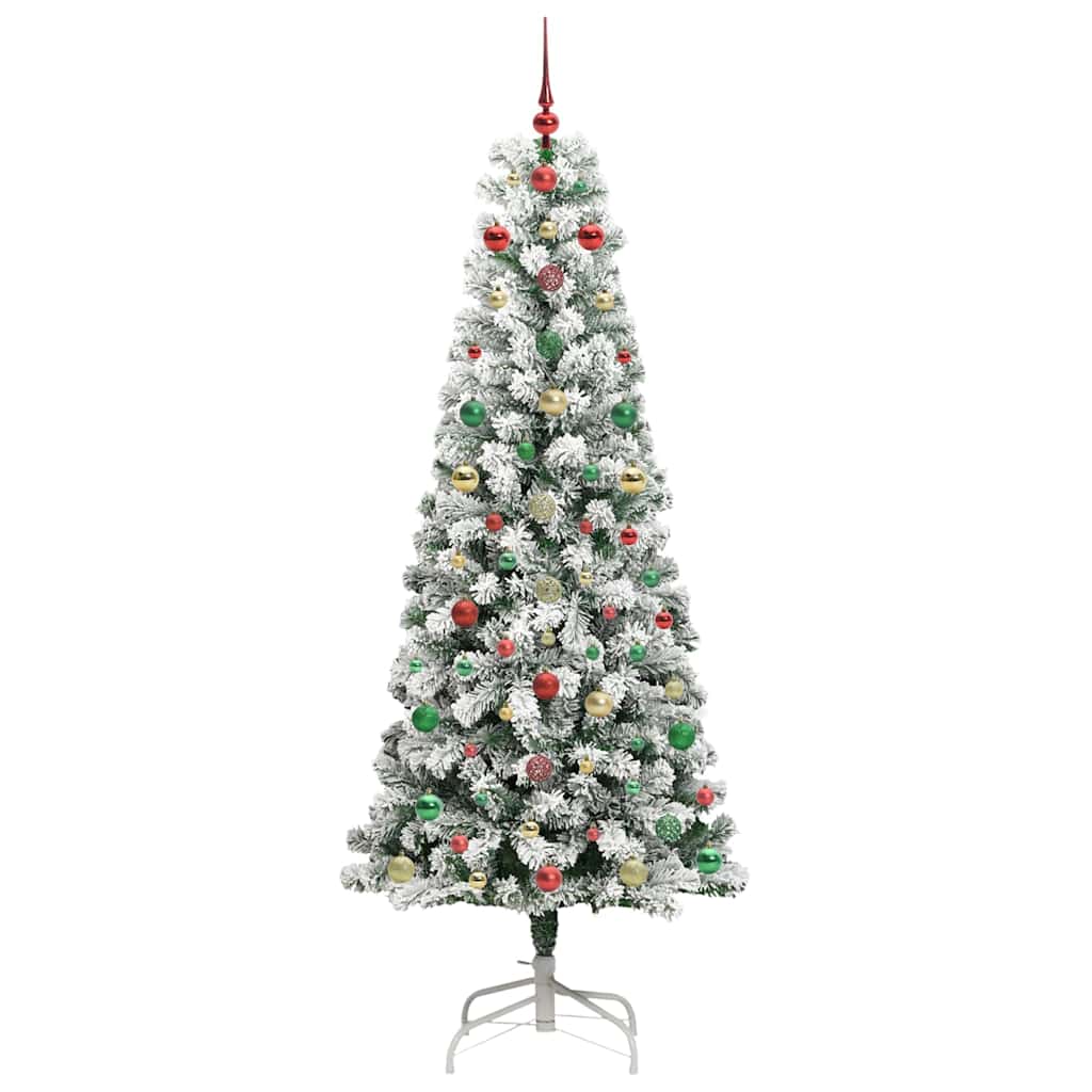 Artificial Hinged Christmas Tree 210 cm PVC