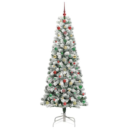 Artificial Hinged Christmas Tree 210 cm PVC