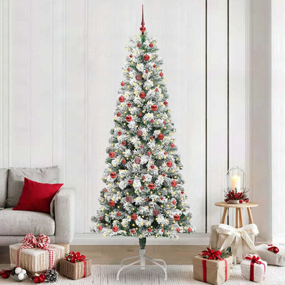 Artificial Hinged Christmas Tree 240 cm PVC
