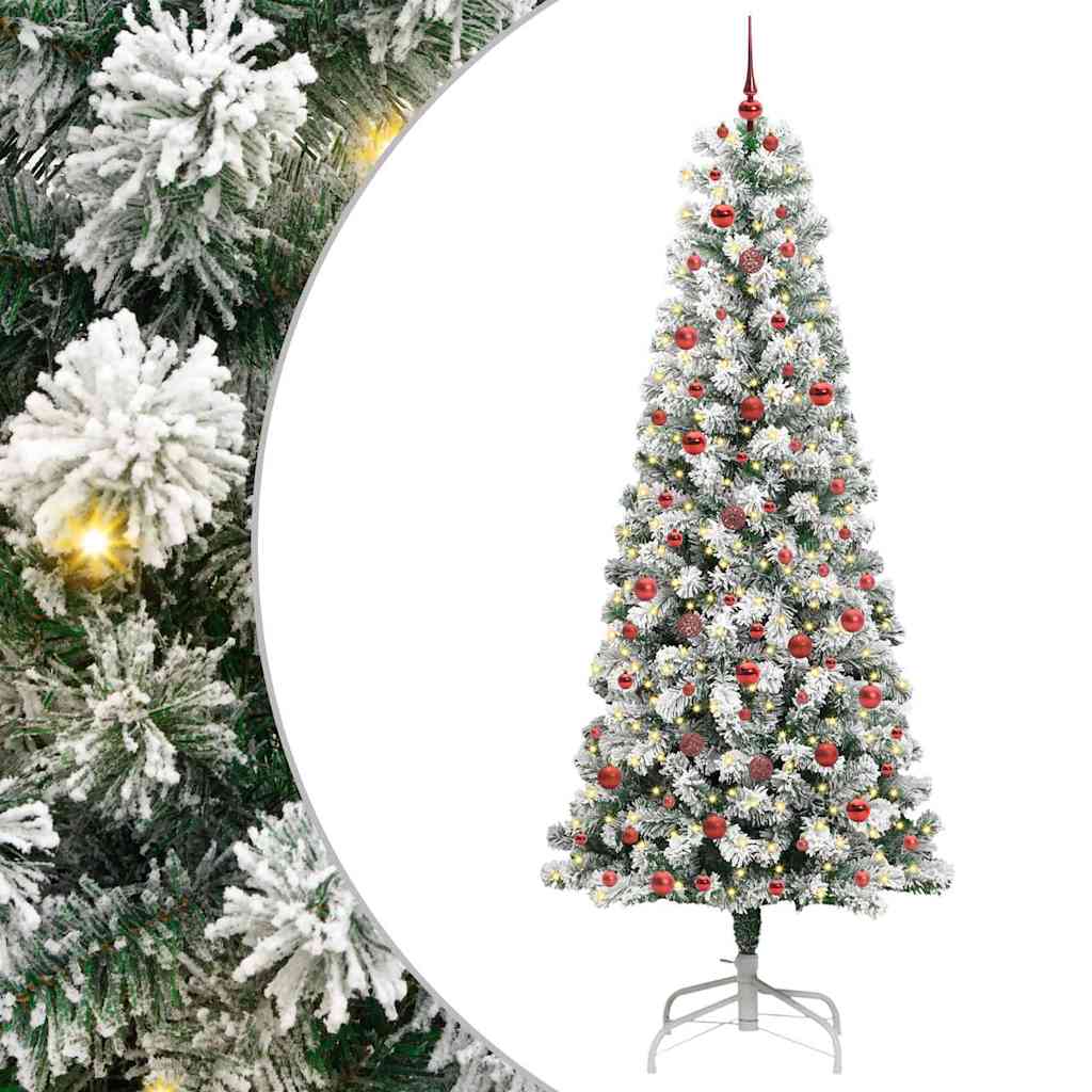 Artificial Hinged Christmas Tree 240 cm PVC
