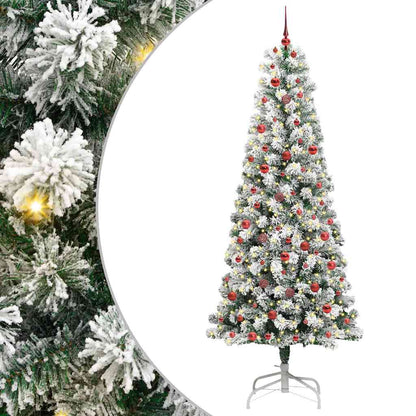 Artificial Hinged Christmas Tree 240 cm PVC