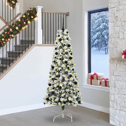 Artificial Hinged Christmas Tree 240 cm PVC