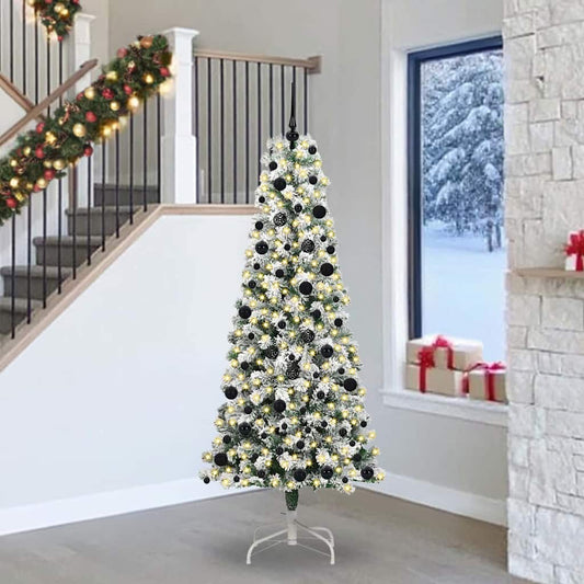 Artificial Hinged Christmas Tree 240 cm PVC