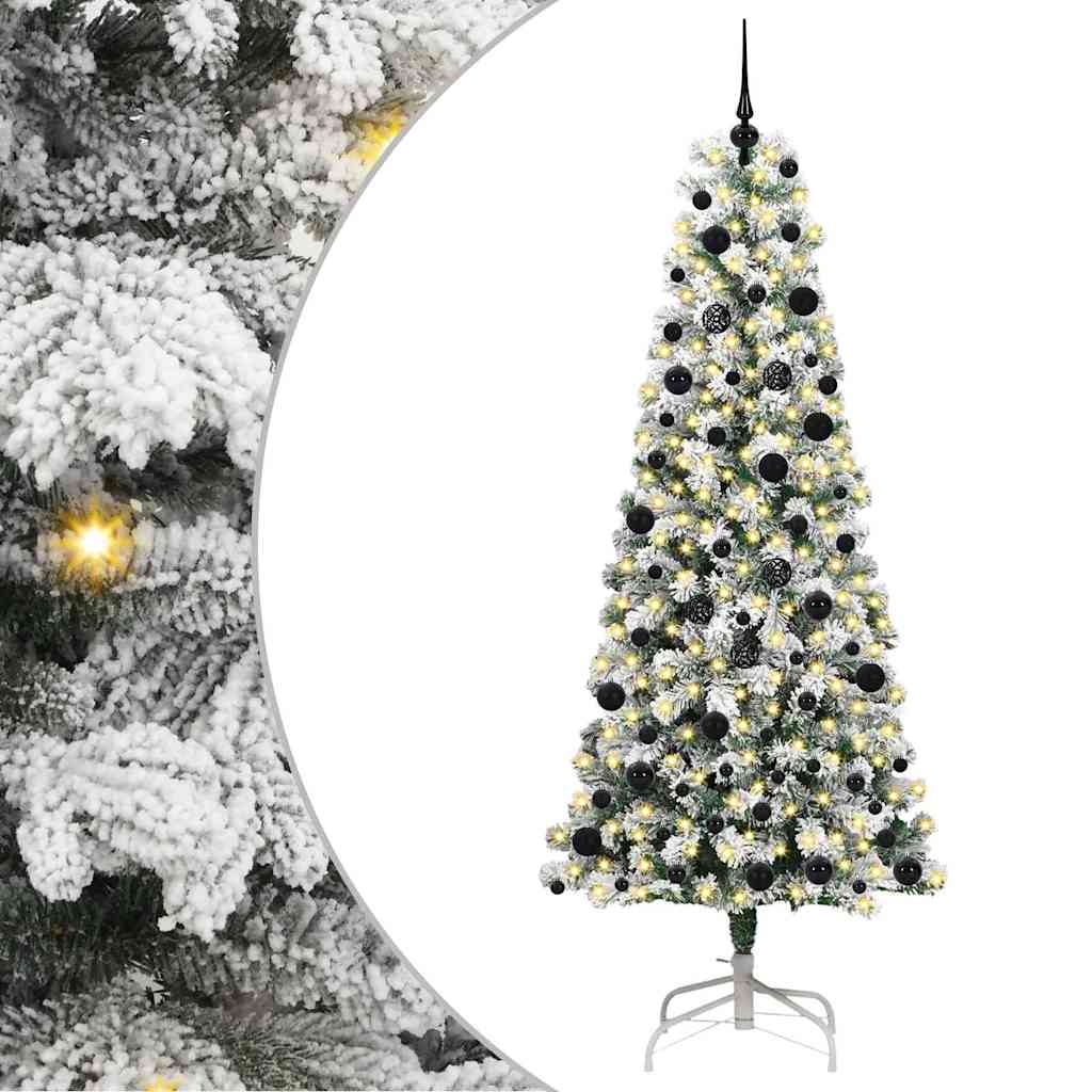 Artificial Hinged Christmas Tree 240 cm PVC