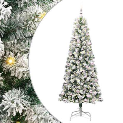 Artificial Hinged Christmas Tree 240 cm PVC