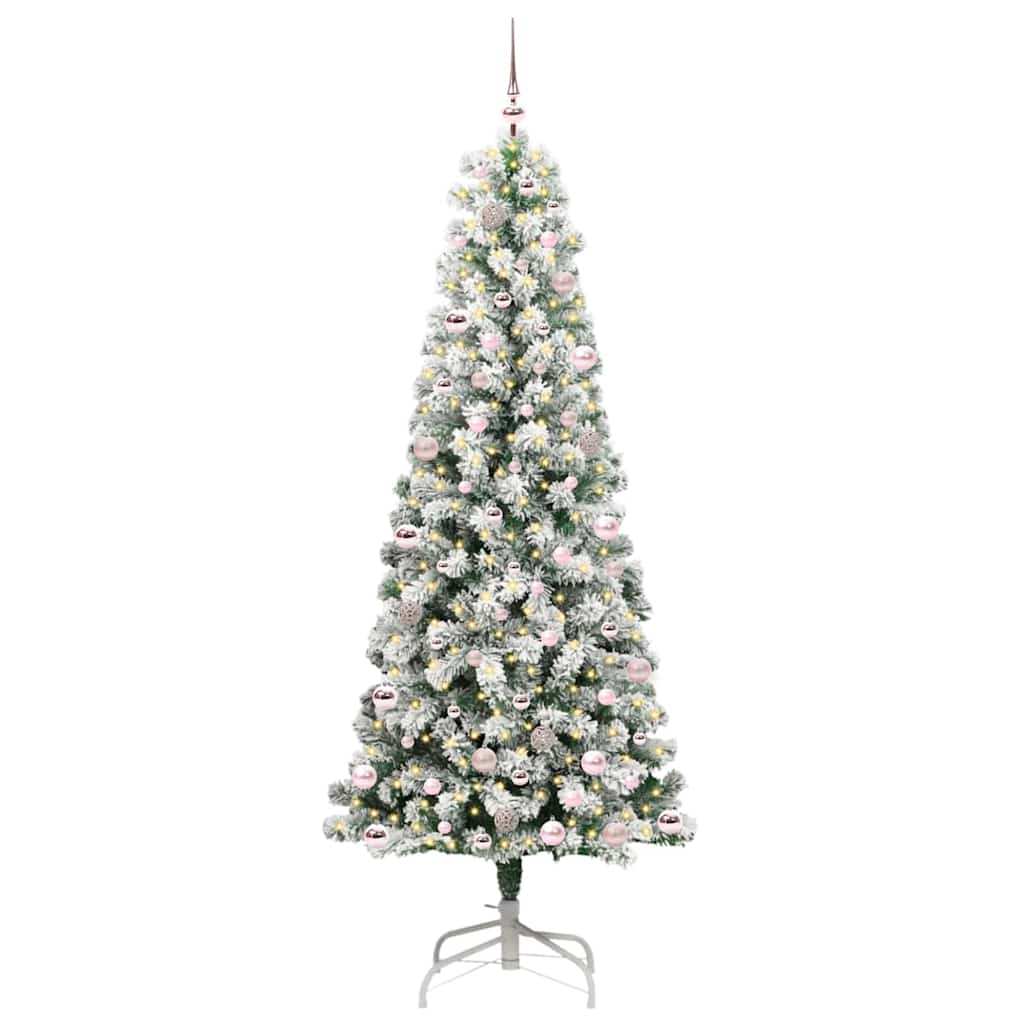 Artificial Hinged Christmas Tree 240 cm PVC
