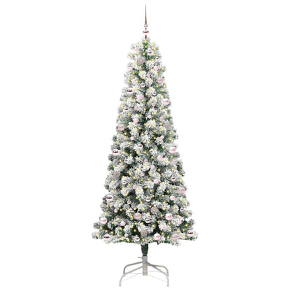Artificial Hinged Christmas Tree 240 cm PVC