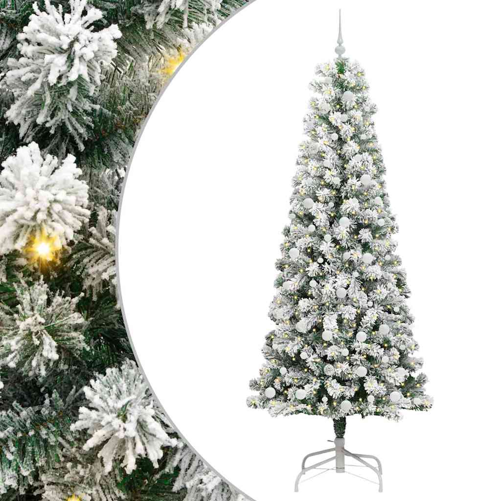 Artificial Hinged Christmas Tree 240 cm PVC