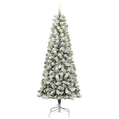 Artificial Hinged Christmas Tree 240 cm PVC