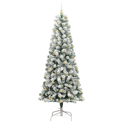 Artificial Hinged Christmas Tree 240 cm PVC