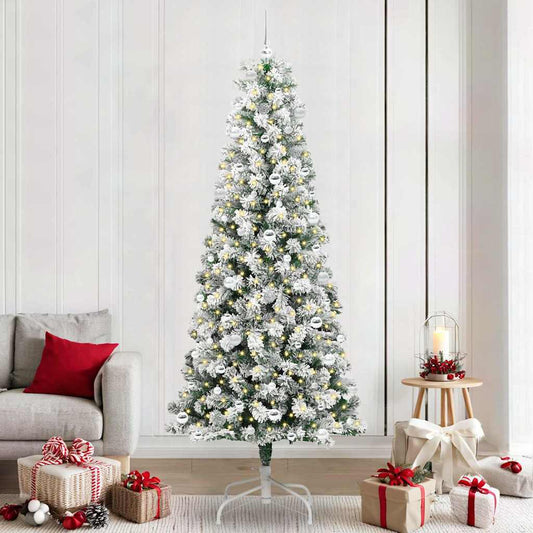 Artificial Hinged Christmas Tree 240 cm PVC