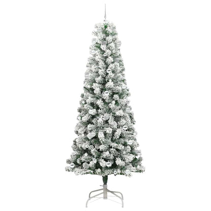Artificial Hinged Christmas Tree 240 cm PVC